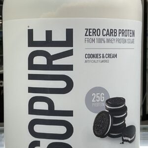 Isopure Zero Carb Protein Cookies and Cream